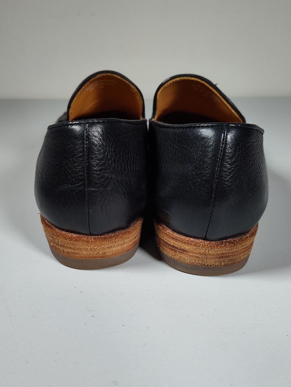 Blackstone HL58 Black Calfskin Leather Loafers 38‎ - Picture 5 of 11